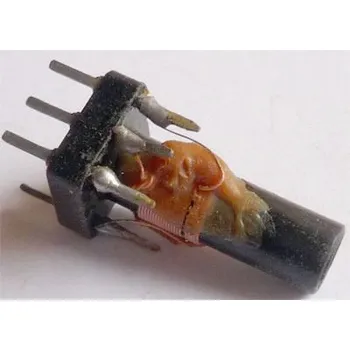 Cívka Cívka vf 9x8x20mm, trn 5mm, feritové jádro, 1PN75206