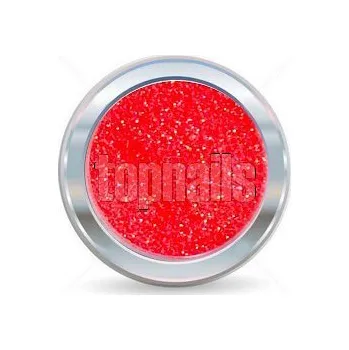 glitter NEON redorange