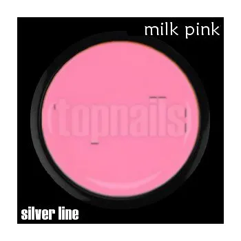 Lak na nehty SILVER LINE - MILK PINK Builder 15g