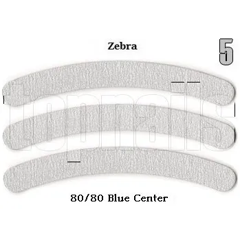 Přípravek na nehty Pilník FIVE 80/80 zebra banán