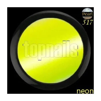 Přípravek na nehty topnails - barevný UV gel PEARL NEON 517 (color gel)