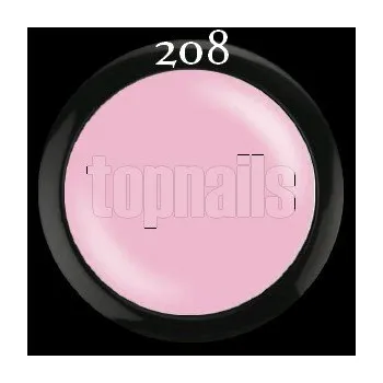 Umělé nehty topnails - barevný UV gel premium PASTEL 208 (color gel)