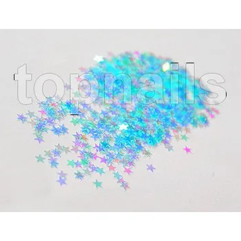 Přípravek na nehty hologramové hvězdičky - BLUE