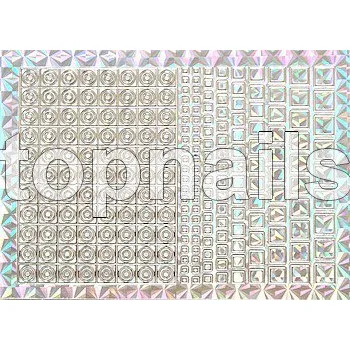 samolepka samolepky "CUBE&RING" silver