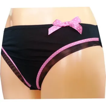 Kalhotky Dámské Kalhotky Novia NL15 černá Velikost: S