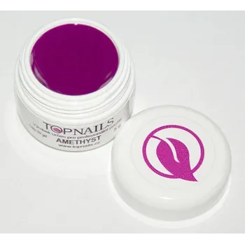 Umělé nehty topnails - barevný UV gel AMETHYST 5g (color gel)