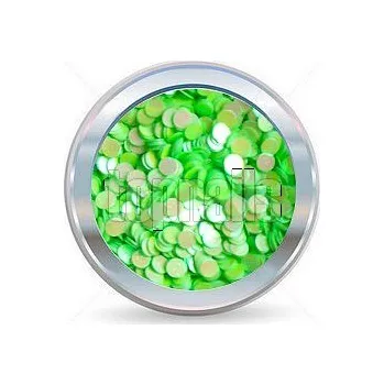 hologramy 2mm NEON green