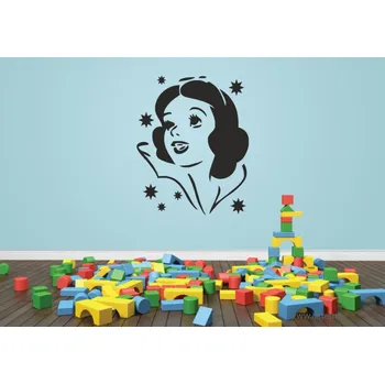 Samolepící dekorace Samolepka na zeď Sněhurka (dekorace na zeď)