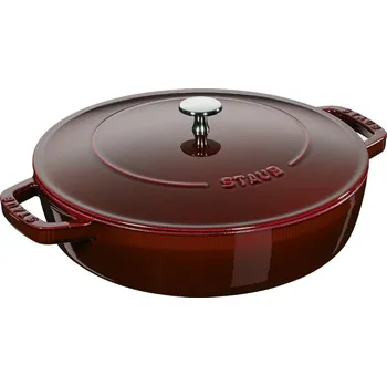 Staub Chistera kastrol se samodlévací poklicí 28 cm, grenadina