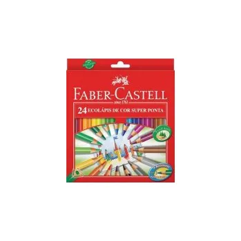 Kresba Sada 24 školních pastelek ECO tříhranné - Faber-Castell