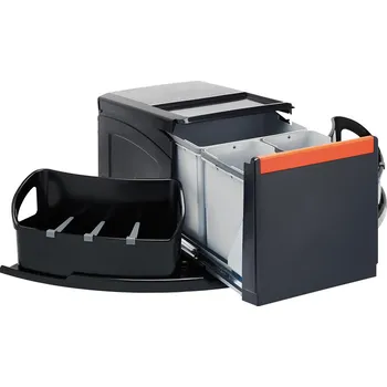Odpadkový koš odpadkový koš sorter Franke Cube rohový 2x8 l + 1x18 l + 2 postranní koše 134.0055.288