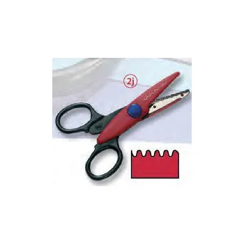 Others Dekorační nůžky červené - Vlnky