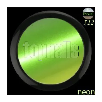 Přípravek na nehty topnails - barevný UV gel PEARL NEON 512 (color gel)