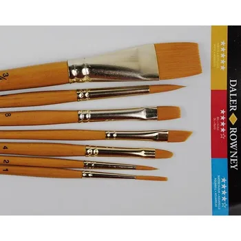 Umělecký štětec Sada štětců pro olej, akryl, akvarel Daler-Rowney SIMPLY 216920700