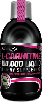Spalovač tuku Biotech USA L-Carnitine Liquid 100000 500 ml
