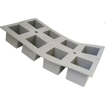 Forma na pečení Profi silikonová forma de Buyer Elastomoule na 8 krychlí, 5 cm