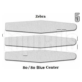 Přípravek na nehty Pilník FIVE 80/80 ZEBRA diamant