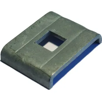 Příslušenství pro plot Příchytka panelu Zn zinkovaná 32x25x2 hranatá