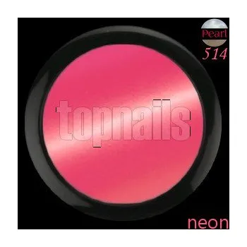 Umělé nehty topnails - barevný UV gel PEARL NEON 514 (color gel)