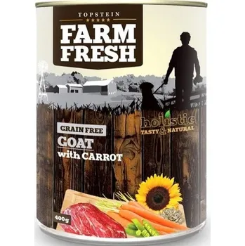 Krmivo pro psa Topstein Farm Fresh Goat with Carrots 400 g