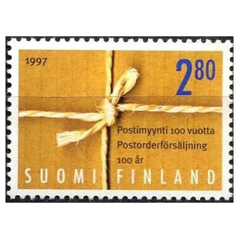 Poštovní známka Posti Finland (1997) MiNr. 1377 ** - Finsko - 100 let zásilek ve Finsku