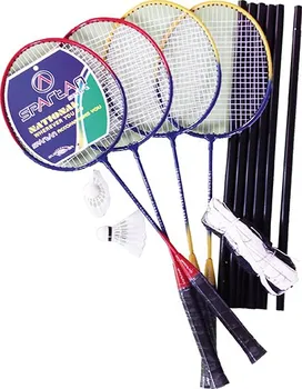Badmintonový set Spartan pro 4 hráče Badmintonový set se sítí 