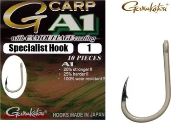 Rybářský háček Háček Gamakatsu G-Carp A1 Specialist Hook Camo