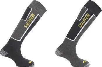 Pánské ponožky Salomon Elios 2 Pack New Black/Grey S