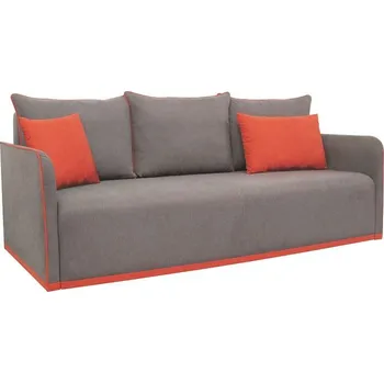 Pohovka BRW Vico Mega M3912G/M3911G šedivá/pomerančová