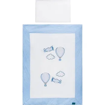 Povlečení Belisima 3-dílné Letadla 90/120 modré Modrá