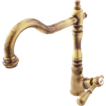 Vodovodní baterie RAV-SLEZÁK Slezák-RAV: Vodovodní baterie umyvadlová na jednu vodu Morava Stará Mosaz MK194/8SM Stará mosaz (Bronz) č. 4