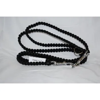 Vodítko pro psa Paracord vodítko přepínací - černé