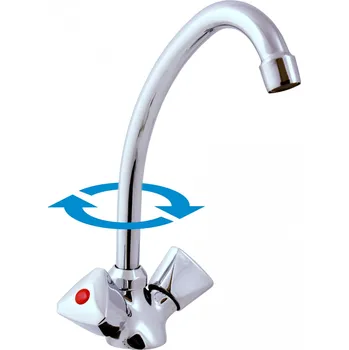 Vodovodní baterie RAV-SLEZÁK Slezák-RAV: Vodovodní baterie dřezová pro nízkotlaké ohřívače EM013.5/1 flexi hadice 1/2''