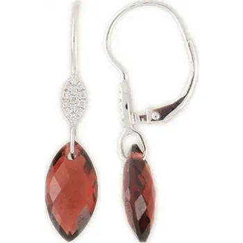 Náušnice Diamantové náušnice, bílé zlato briliant, černý briliant 3880372-0-0-97 (3880372-0-0-97)