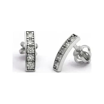 Prsten Diamantové náušnice s přírodními pravými diamanty 585/1,06 gr J-20693-12 (J-20693-12)