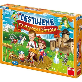 Desková hra Dino Cestujeme po Hradoch a Zámkoch 