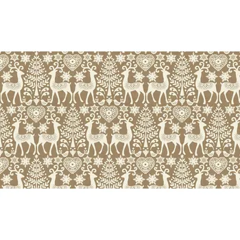 MAKOWER UK Látka vánoční v metráži 1591V