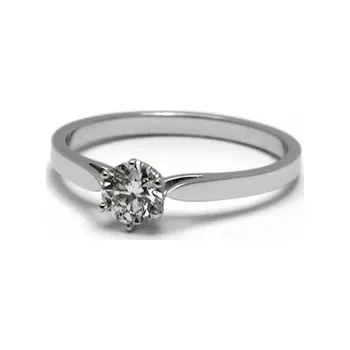 Prsten Zásnubní luxusní prsten s přírodním diamantem 585/1,85 gr J-21605-12 (J-21605-12)