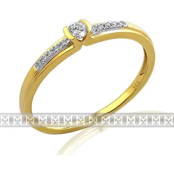 Prsten Luxusní zásnubní diamantový prsten GEMS diamonds, žluté zlato 3810827-5-54-99 (3810827-5-54-99)