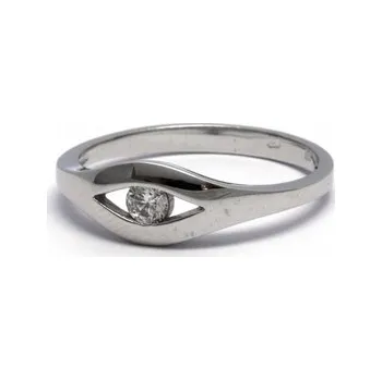 Prsten Mohutný zásnubní prsten s přírodním diamantem 585/2,04 gr J-20772-12 (J-20772-12)