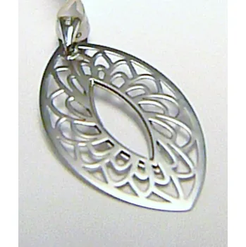 Přívěsek Klenoty Budín Dámský velký přívěsek z bílého zlata 585/0,75 gr 1470738 (Klenoty Budín Dámský velký přívěsek z bílého zlata 585/0,75 gr 1470738)