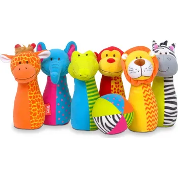 Hračka pro nejmenší Fiesta Crafts Zvířecí kuželky 