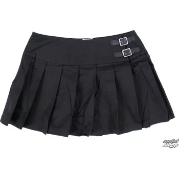 Dámská sukně sukně dámská Black Pistol - Buckle Mini Denim - Black - B-2-48-001-00 - XL