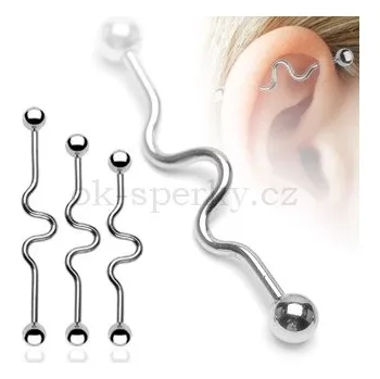 Piercing Piercing do ucha z chirurgické oceli BSP8 (Piercing do ucha BSP8)