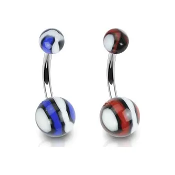 Piercing Piercing do pupíku z chirurgické oceli NAD010 (Piercing do pupíku NAD010)