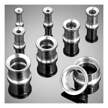 Piercing Tunel z chirurgické oceli PDFT (Tunel z chirurgické oceli se zahnutými okraji PDFT)