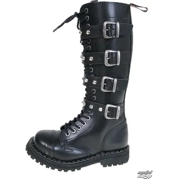 Pánská zimní obuv boty kožené dámské - - STEEL - 4P BALLS