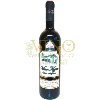 Víno Vinné sklepy Skalák Svatovavřinecké 2007 pozdní sběr BARRIQUE 0,75 L suché červené víno