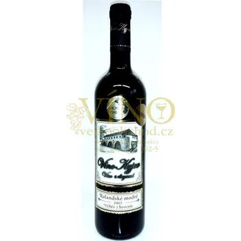 Víno Vinné sklepy Skalák Rulandské Modré 2007 výběr z hroznů BARRIQUE 0,75 L suché červené víno