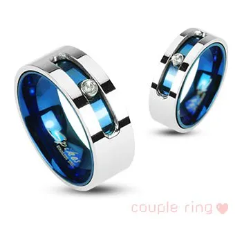 Prsten Snubní prsteny chirurgická ocel R-H1733